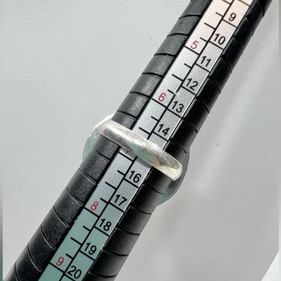 Dendritic Opal 925 Gemstone Ring size 7 - Picture 4 of 5